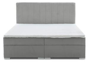 Kapol Grenland manželská postel šíře 160 cm Světlá šedá