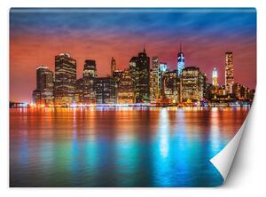 Fototapeta Manhattan v noci Materiál: Vliesová, Rozměry: 200 x 140 cm