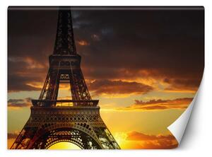 Fototapeta Eiffelova věž při západu slunce Materiál: Vliesová, Rozměry: 200 x 140 cm
