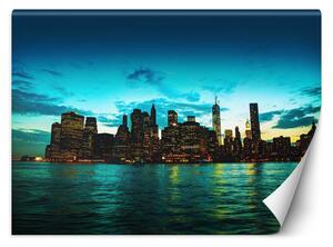 Fototapeta Manhattan při západu slunce Materiál: Vliesová, Rozměry: 200 x 140 cm