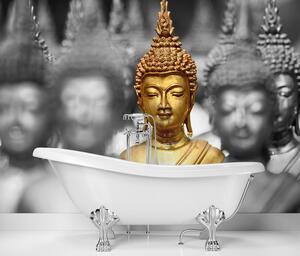 Fototapeta Golden Buddha Materiál: Vliesová, Rozměry: 200 x 140 cm