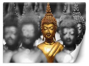 Fototapeta Golden Buddha Materiál: Vliesová, Rozměry: 200 x 140 cm