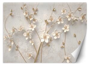 Fototapeta Květiny na větvích Materiál: Vliesová, Rozměry: 200 x 140 cm