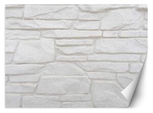 Fototapeta Bílá stěna z kamene Materiál: Vliesová, Rozměry: 200 x 140 cm
