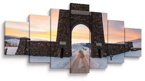 Obraz brány, Yellowstone (210x100 cm)