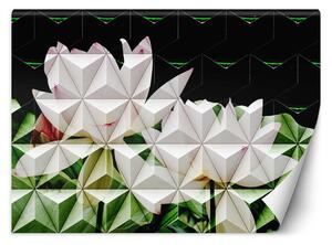 Fototapeta Geometrický lotosový květ Materiál: Vliesová, Rozměry: 200 x 140 cm