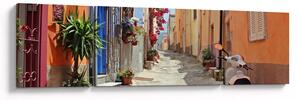Obraz ulice na Sardínii (170x50 cm)