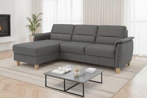 ROHOVÁ SEDAČKA, kůže, mokka Sit & More - Sedací soupravy, Online Only