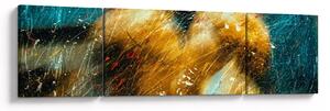 Obraz - Líbající se andělé (170x50 cm)
