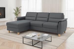 ROHOVÁ SEDAČKA, kůže, černá Sit & More - Sedací soupravy, Online Only