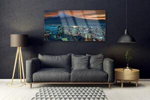 Akrylový obraz Město Hora Dmy 120x60 cm