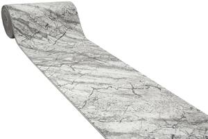 Kobercový ráj Běhoun Marble 19 Mramor šedý Šíře: 67 cm