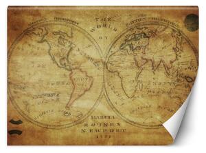 Fototapeta Stará mapa světa Materiál: Vliesová, Rozměry: 200 x 140 cm