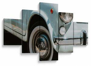 Obraz - Retro auto Fiat (125x70 cm)