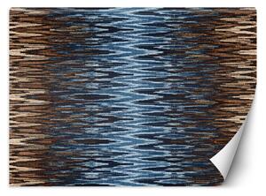 Fototapeta Tapiserie, modrá a hnědá abstrakce Materiál: Vliesová, Rozměry: 200 x 140 cm