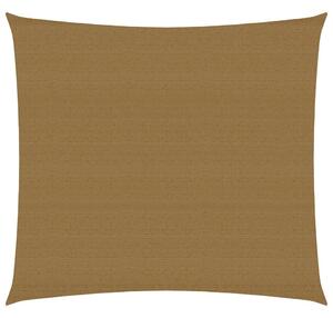 Stínící plachta 160 g/m² taupe 4 x 4 m HDPE