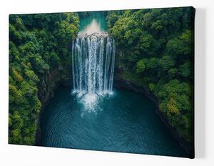 Obraz na plátně - Vodopády San Logres FeelHappy.cz Velikost obrazu: 60 x 40 cm