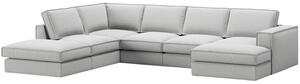 -25 % Dny MOMENTI– Micadoni Světle šedá rohová pohovka Pola 362 cm, levá