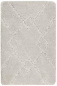 Koupelnový kobereček Moreno světle šedý, kosočtverce