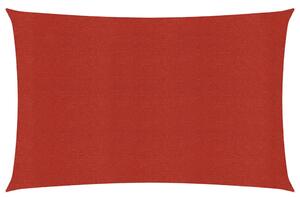 Plachta proti slunci 160 g/m² červená 3,5 x 5 m HDPE