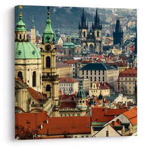 Obraz - Panorama Prahy (30x30 cm)