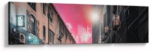 Obraz ohňostroje v Marseille (170x50 cm)