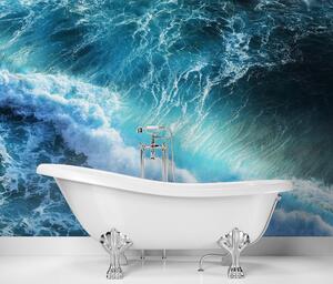 Fototapeta Modré vlny Materiál: Vliesová, Velikost: 200 x 140 cm