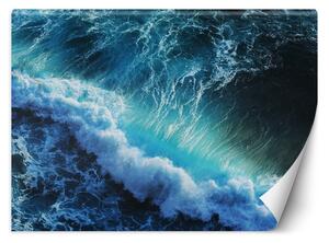 Fototapeta Modré vlny Materiál: Vliesová, Rozměry: 200 x 140 cm