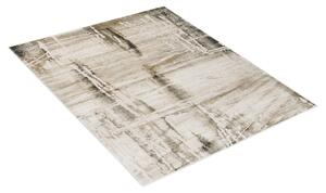 Makro Abra Moderní kusový koberec TANGO 70914/24368 Abstraktní šedý krémový Rozměr: 120x170 cm