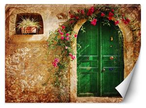 Fototapeta Zelené velké dveře Materiál: Vliesová, Rozměry: 200 x 140 cm
