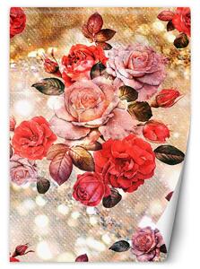 Fototapeta Kvetoucí růže Materiál: Vliesová, Rozměry: 100 x 140 cm
