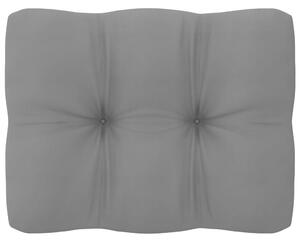 Poduška na pohovku z palet šedá 50 x 40 x 10 cm