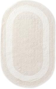 Koupelnový kobereček Javo Cotton naturální ovál