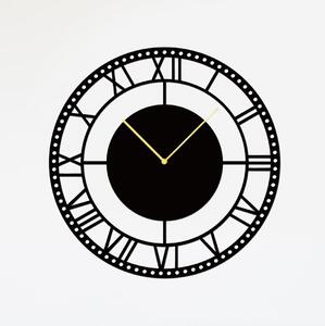 Dřevo života | Nástěnné dřevěné hodiny BIG BANG | Barva: Třešeň | Velikost hodin: 35x35