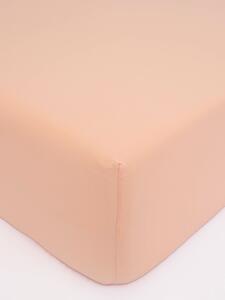 MK Lůžkoviny Jersey prostěradlo do postýlky Classic 60 x 120 cm – lososová