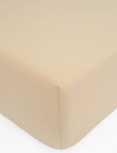 MK Lůžkoviny Jersey prostěradlo do postýlky Classic 60 x 120 cm – béžová