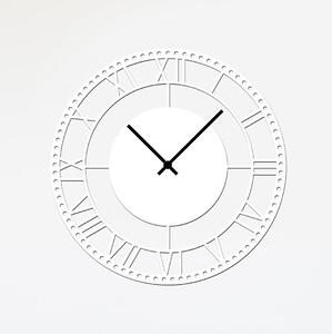 Dřevo života | Nástěnné dřevěné hodiny BIG BANG | Barva: Šedá | Velikost hodin: 35x35