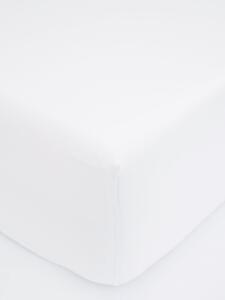 MK Lůžkoviny Jersey prostěradlo do postýlky Classic 60 x 120 cm – bílá