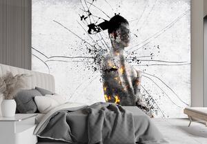 Fototapeta Shattered woman, abstraktní Materiál: Vliesová, Rozměry: 200 x 140 cm