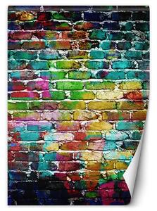 Fototapeta Rainbow brick Materiál: Vliesová, Rozměry: 100 x 140 cm