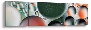 Obraz abstrakce - bubliny (170x50 cm)