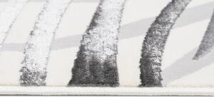 Makro Abra Kusový koberec GOLDEN NA44G Listí Moderní krémový šedý Rozměr: 120x170 cm