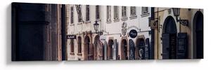 Obraz - Pražská ulička (170x50 cm)