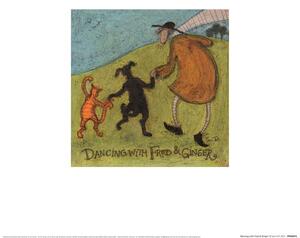 Umělecký tisk Sam Toft - Dancing Witch Fred & Ginger, Sam Toft, (30 x 30 cm)