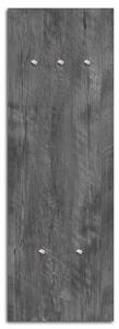 Věšák na zeď Tmavé dřevo Rozměry: 25 x 70 cm