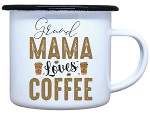 Plecháček Grand mama loves coffee Objem: 330 ml