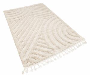Koberec Berber 9754 s třásněmi, ivory / krémový