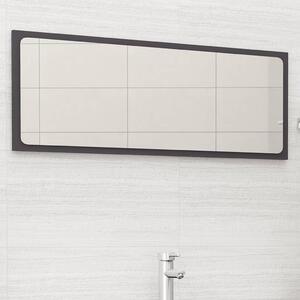 Koupelnové zrcadlo šedé 100 x 1,5 x 37 cm dřevotříska