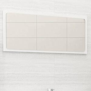 Koupelnové zrcadlo bílé vysoký lesk 80x1,5x37 cm dřevotříska