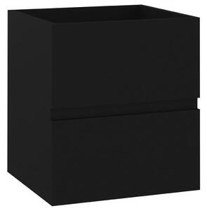 Skříňka pod umyvadlo černá 41 x 38,5 x 45 cm dřevotříska